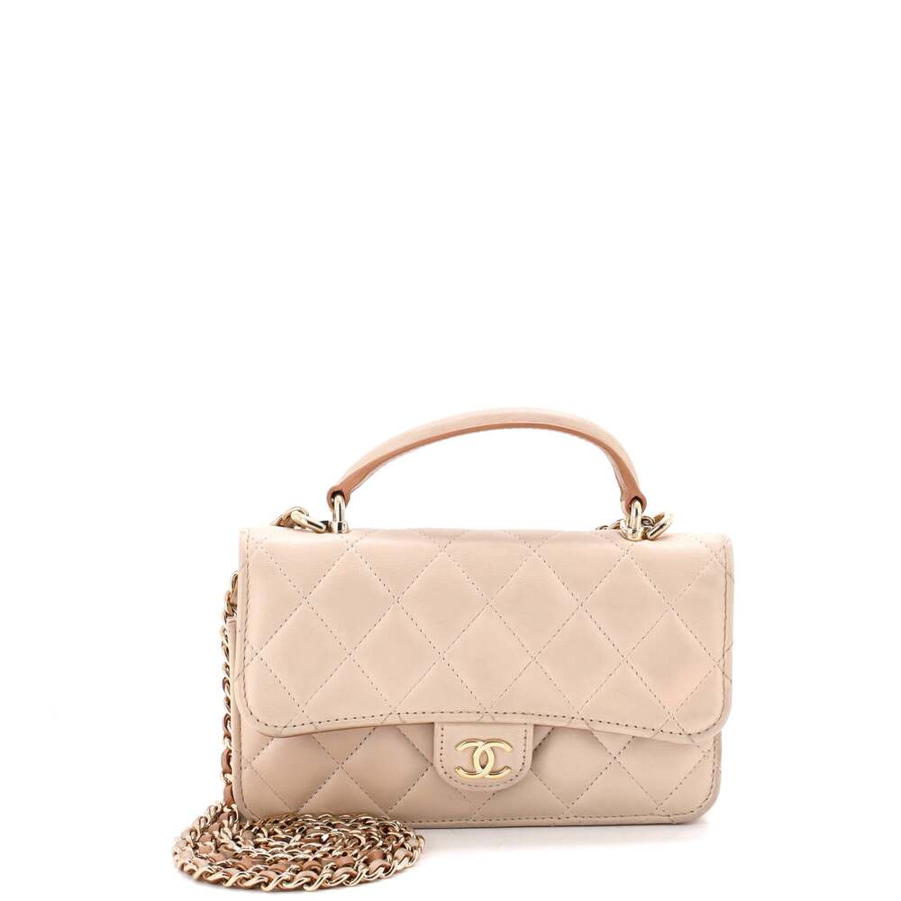 Chanel Classic Top Handle Flap Phone #268020C48B